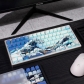 The Great Wave off Kanagawa 104+24 PBT Dye-subbed Doubleshot Backlit Keycaps Set for Keyboard